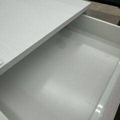 ★リユースのサカイ高崎店★TJ13365  ローテーブル 白 H30×D55.5×W105.5 クリーニング済みの画像