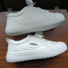 新品 23.5cm レディース スニーカー ホワイト シューズ 靴 カジュアル 識別番号:(948-Z)の画像