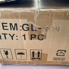 動作確認のみ説明書見当たらず　未使用ガレGALLE アール・ヌーヴォー アンティークテーブルランプ スタンドライト箱上部に書き込みの画像