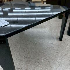 ★リユースのサカイ高崎店★TJ13367 (株)ニトリ テーブル 黒 H31×D60×W90 クリーニング済みの画像