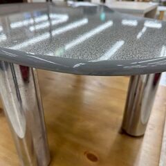 ★リユースのサカイ高崎店★TJ13368  テーブル グレー H33×D56×W89.5 クリーニング済みの画像