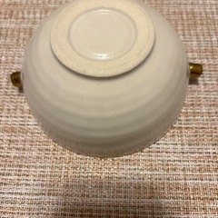 クリーム色　ボウル2個セットの画像
