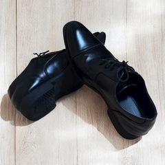 ビジネスシューズ 黒 25.5cm フォーマル 冠婚葬祭 仕事 面接 リクルート スーツ用 通勤 就活の画像