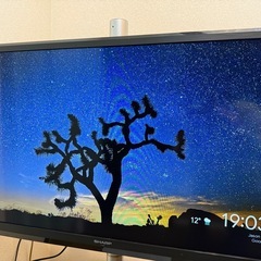 テレビ、テレビ台セットの画像