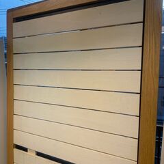 無印良品 シングルサイズ ベットフレーム ベッドフレーム用帆布バスケット付き★幅103㎝ 奥行202㎝ 高さ31.5㎝★買取帝国 朝霞店の画像