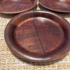 木製コースター 5枚セットの画像