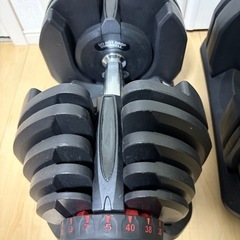 可変式ダンベル 40kg ×2個セット ＋ 可変式ベンチ台 セット販売の画像