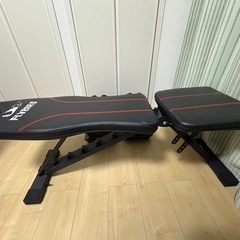 可変式ダンベル 40kg ×2個セット ＋ 可変式ベンチ台 セット販売の画像