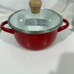 1人用のホーロー鍋（IH対応）の画像