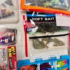 まとめ売り 釣りルアー ワーム まとめ売り セット スピナーベイト クランクベイト在庫処分 の画像