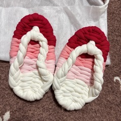 🎀餅踏みワラジ リュック🎀の画像