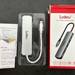 Lvdou 6 IN 1USB C HUB DOCKINGの画像