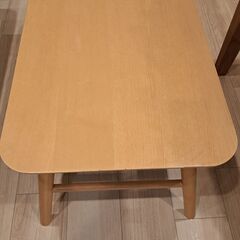 【センターテーブル】折れ脚ハイテーブル ヤマソロの画像