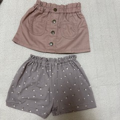 80～100女の子 スカートズボンの画像