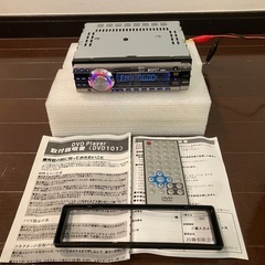 1DIN DVD プレイヤー　ラジオ　CD 📀の画像
