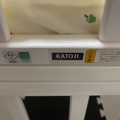 KATOJI ベビーベッド 中古の画像