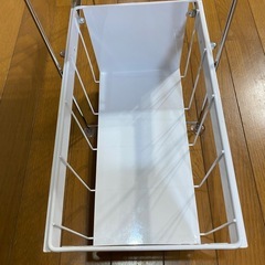 ★シンク下キッチンラック★燕三条製★ホワイト★の画像