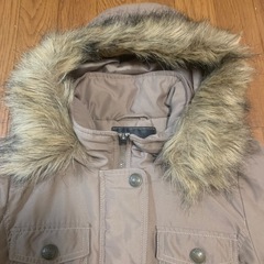 茶？ファー付きアウターの画像