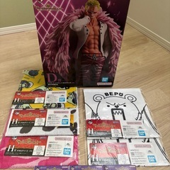 一番くじ　ワンピース　ドフラミンゴフィギュア　H賞、I賞の画像