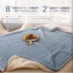 電気毛布 ひざ掛け ブランケット ラビットファー調 ふわふわ 180*140cmの画像
