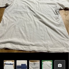 委託品メンズ4Lポケットブルー　シャツの画像