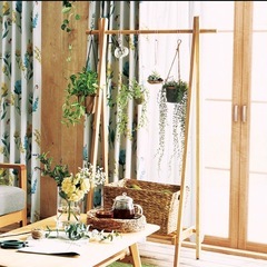 ニトリ　木製ハンガーラックの画像