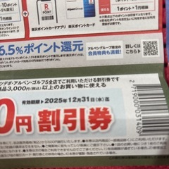 スポーツデポ割引券2枚セットの画像