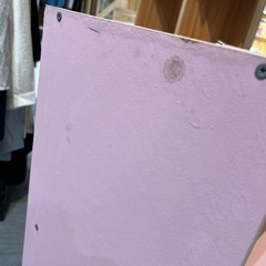 【カラーボックス　ピンク29×42×89】クリーニング済み　シミあり【管理番号1109】仲の画像