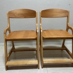 【2脚】ISSEIKI KIDS 高さ調節学習イスの画像