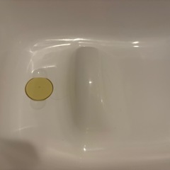 ベビーバス　おしり止め　水栓付きの画像