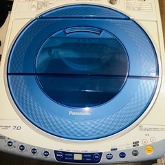 【無料】Panasonic 洗濯機 7kg 2012年製 動作確認済みの画像