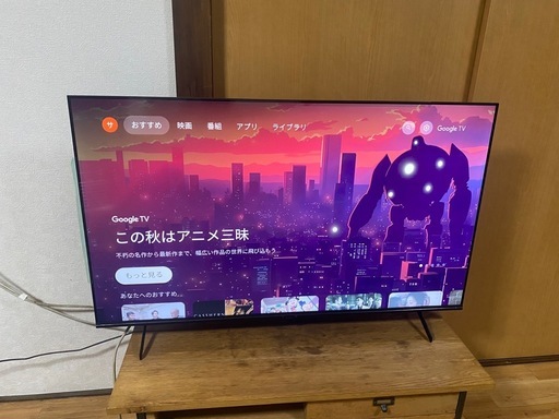 GoogleTV搭載 4K／HDR対応 50V型 液晶テレビ＜グリーンハウス＞ 2023年製
