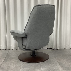 KK-6【新入荷　リサイクル品】ニトリ　1シーターリクライニングチェア　グレーの画像
