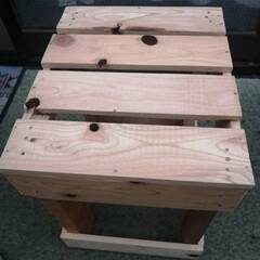 スツールにも置台にもの画像