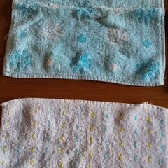 タオルハンカチ4点セット ブルー系の画像