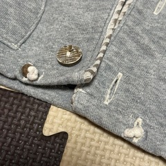 オーガニカリー☆パーカー＆長袖Tシャツセット男女兼用☆グレーの画像