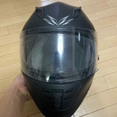 フルフェイスヘルメット マットブラック MOTORHEROの画像