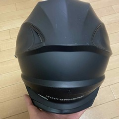 フルフェイスヘルメット マットブラック MOTORHEROの画像