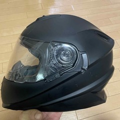 フルフェイスヘルメット マットブラック MOTORHEROの画像