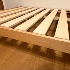 ニトリ　すのこのこベッドフレームの画像