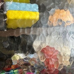 収納棚 家具 インテリア 使用感あり ひびある為ジャンク扱い　引き取り希望の画像