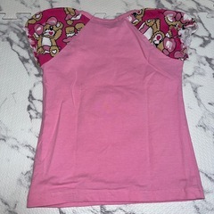 EARTHMAGIC 熊 半袖シャツ ピンク 120cmの画像