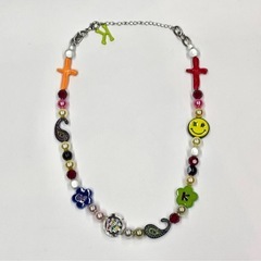 Kkkkkk×salute Smily Flower Necklaceの画像