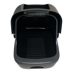 デオトイレ フード付き 本体セット ダークグレー ダークグレーの画像