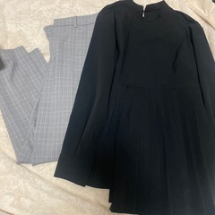 受け渡し予定者様決まりました。洋服　　7点　アウター　パンツ　ボトムス　ブラウス　ニット　ワンピース　OPAQUE.CLIP　オペークドットクリップ　UNIQLO ユニクロ　　EZYアンクルパンツ 　M-Lサイズ　レーヨン　アンパンマン補助便座追加の画像
