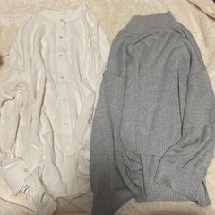 受け渡し予定者様決まりました。洋服　　7点　アウター　パンツ　ボトムス　ブラウス　ニット　ワンピース　OPAQUE.CLIP　オペークドットクリップ　UNIQLO ユニクロ　　EZYアンクルパンツ 　M-Lサイズ　レーヨン　アンパンマン補助便座追加の画像