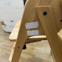 【ドリーム川西店御来店限定】☆ジモティー見たよ♪割引☆木製ハイチェア／クリーニング済み 【99560000035645】の画像