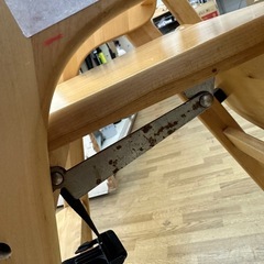 【ドリーム川西店御来店限定】☆ジモティー見たよ♪割引☆木製ハイチェア／クリーニング済み 【99560000035645】の画像