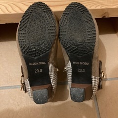 キッズショートブーツ　20cm sizeの画像