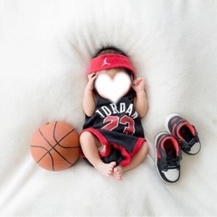 マイケルジョーダン　ロンパース　新生児〜6ヶ月の画像